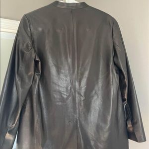 Brand New Arket Black Leather Blazer